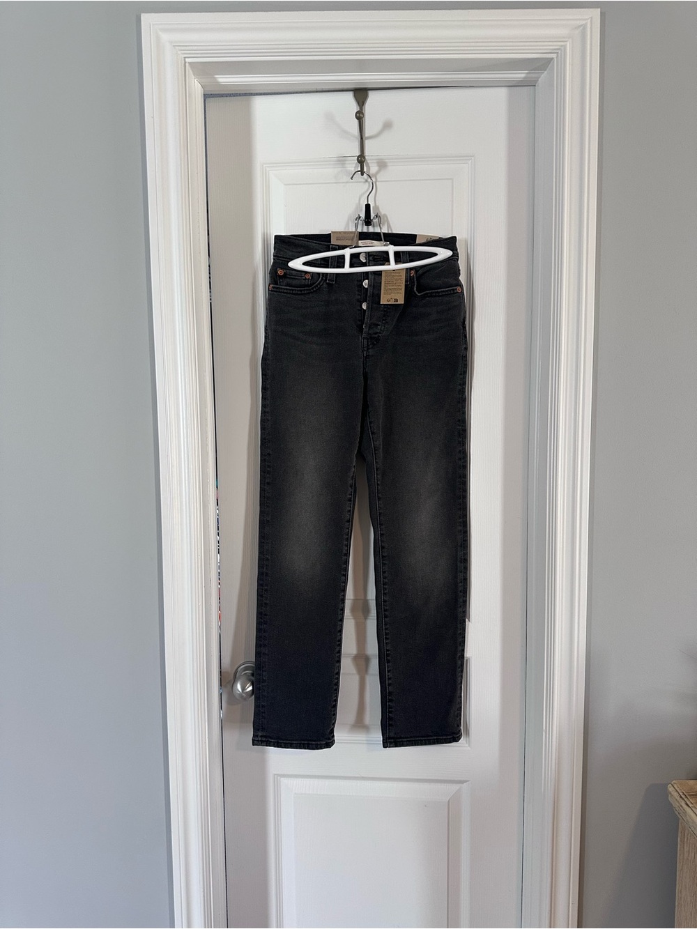 Levi's Black Straight-Leg Jeans